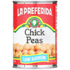 Low Sodium Chick Peas Food Items La Preferida