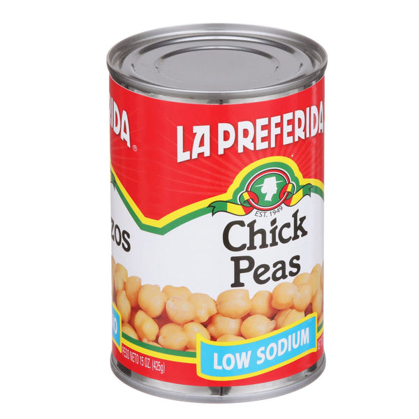 Low Sodium Chick Peas Food Items La Preferida