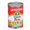 Low Sodium Chick Peas Food Items La Preferida