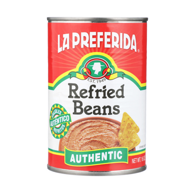 Authentic Refried Pinto Beans Food Items La Preferida