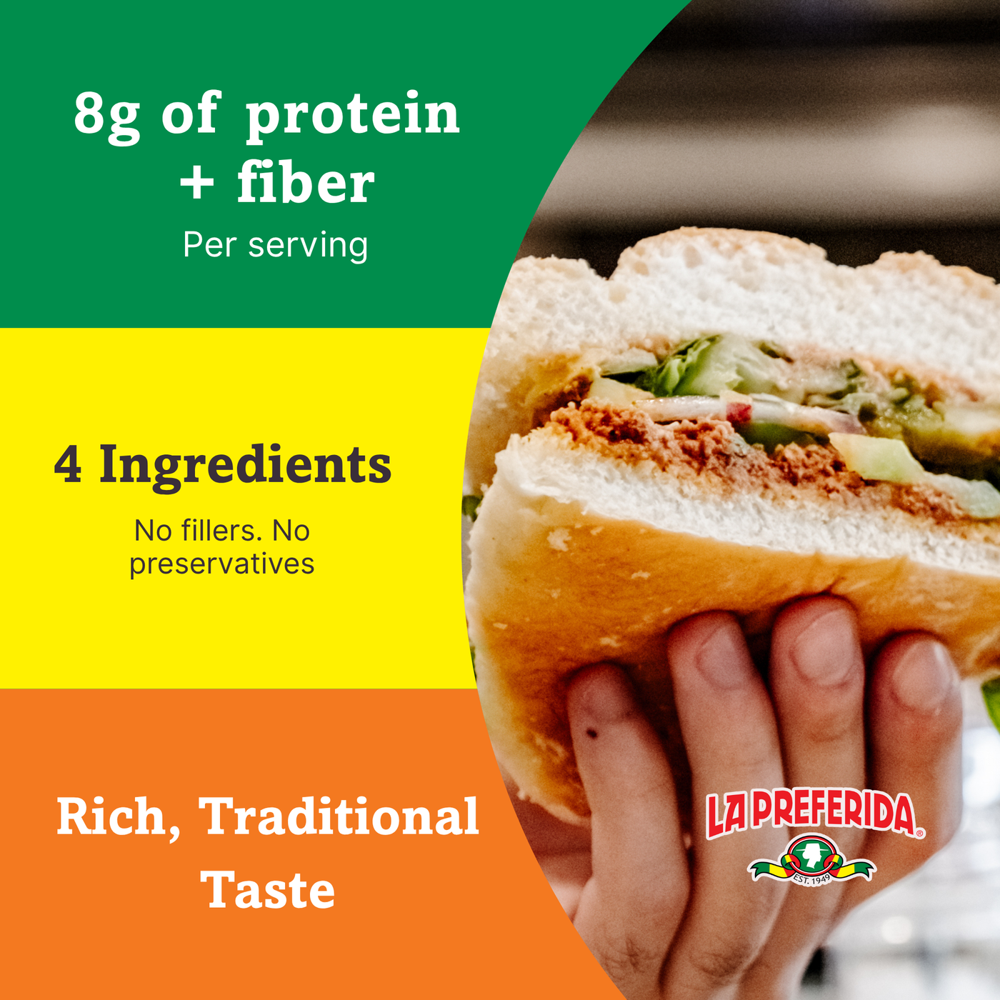 Authentic Refried Pinto Beans Food Items La Preferida