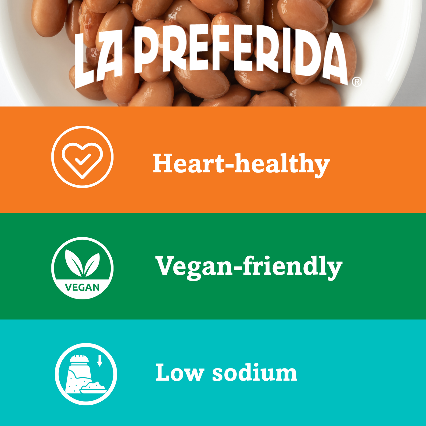Pinto Beans (Low Sodium) Food Items La Preferida