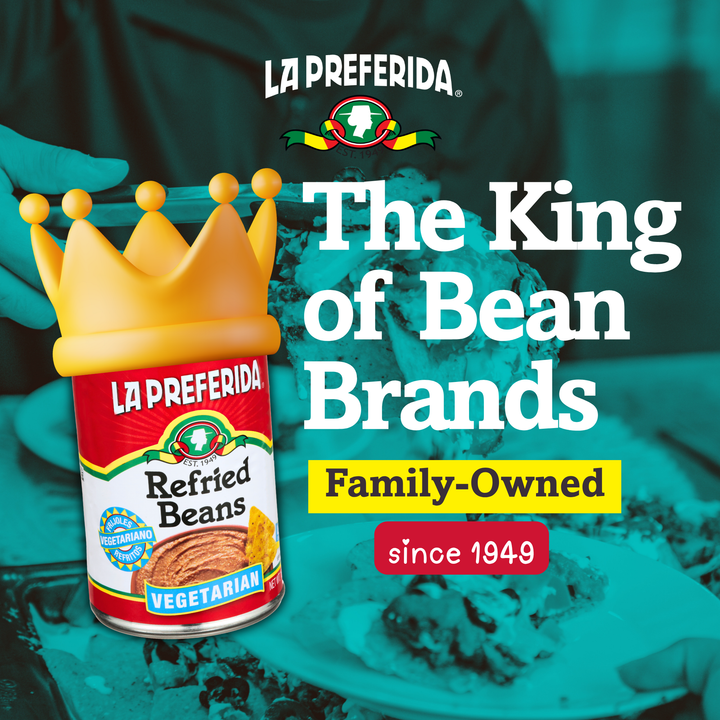 Vegetarian Refried Beans, 16oz | La Preferida
