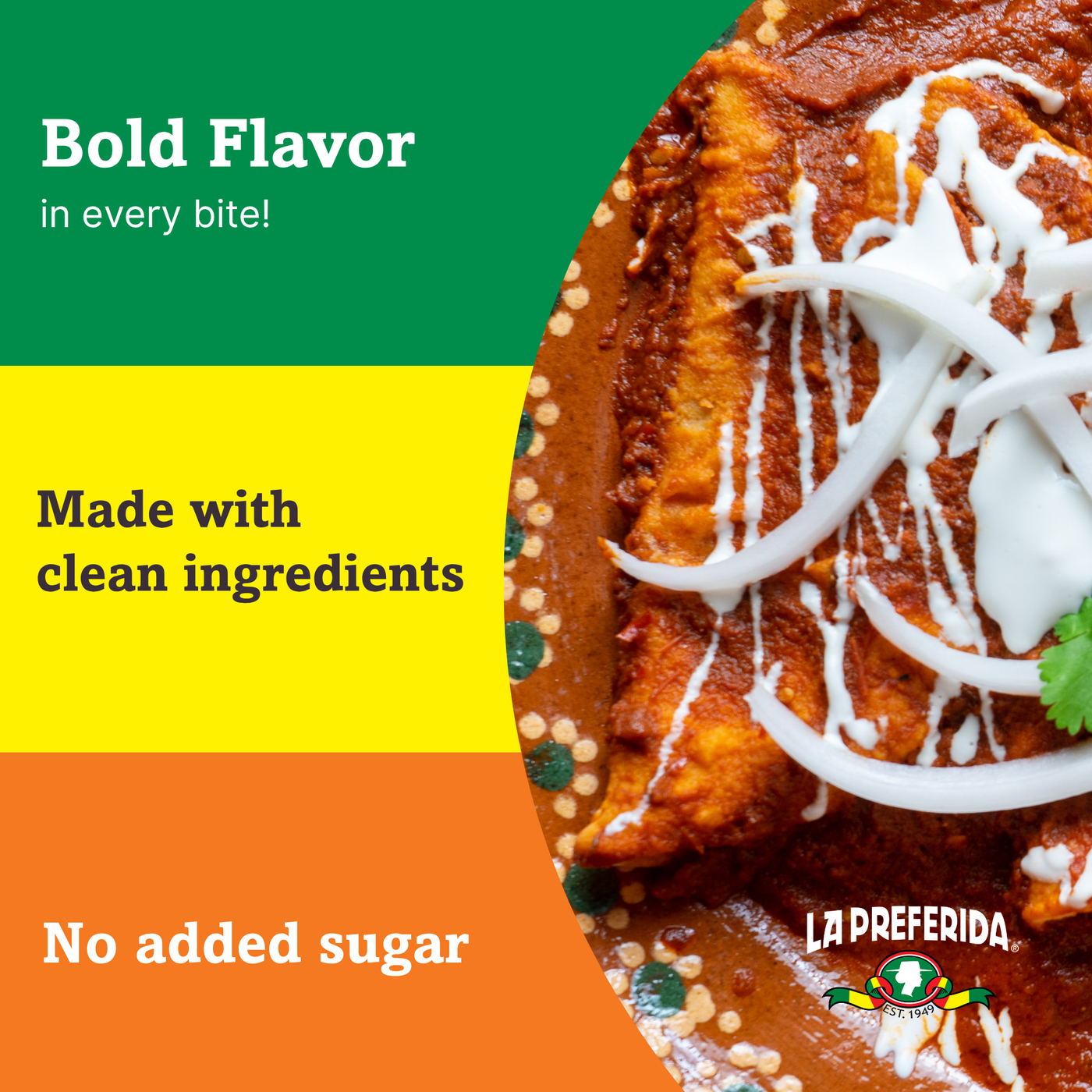 Organic Red Enchilada Sauce – Tetra Recart® Food Items La Preferida