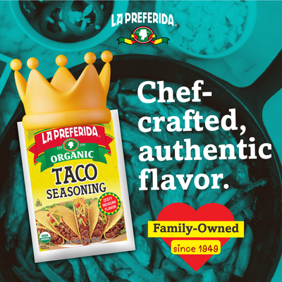 Organic Taco Seasoning Food Items La Preferida