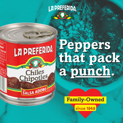 Whole Chipotle Peppers (in Adobo - HOT Food Items La Preferida