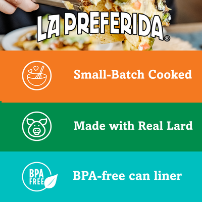 Chorizo Refried Beans Food Items La Preferida
