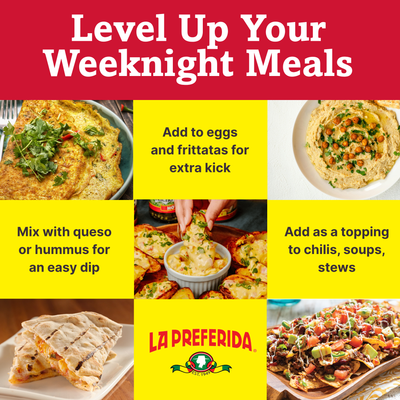 Organic Diced Green Chiles Food Items La Preferida