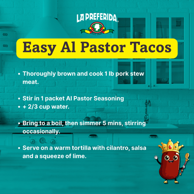 Organic Al Pastor Taco Seasoning Food Items La Preferida