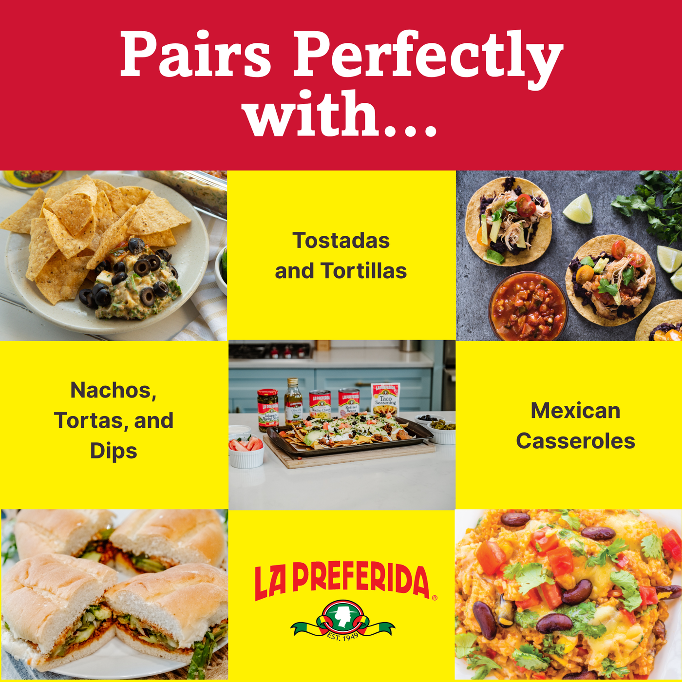 Fat Free Refried Pinto Beans Food Items La Preferida