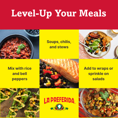 Low Sodium Black Beans Food Items La Preferida