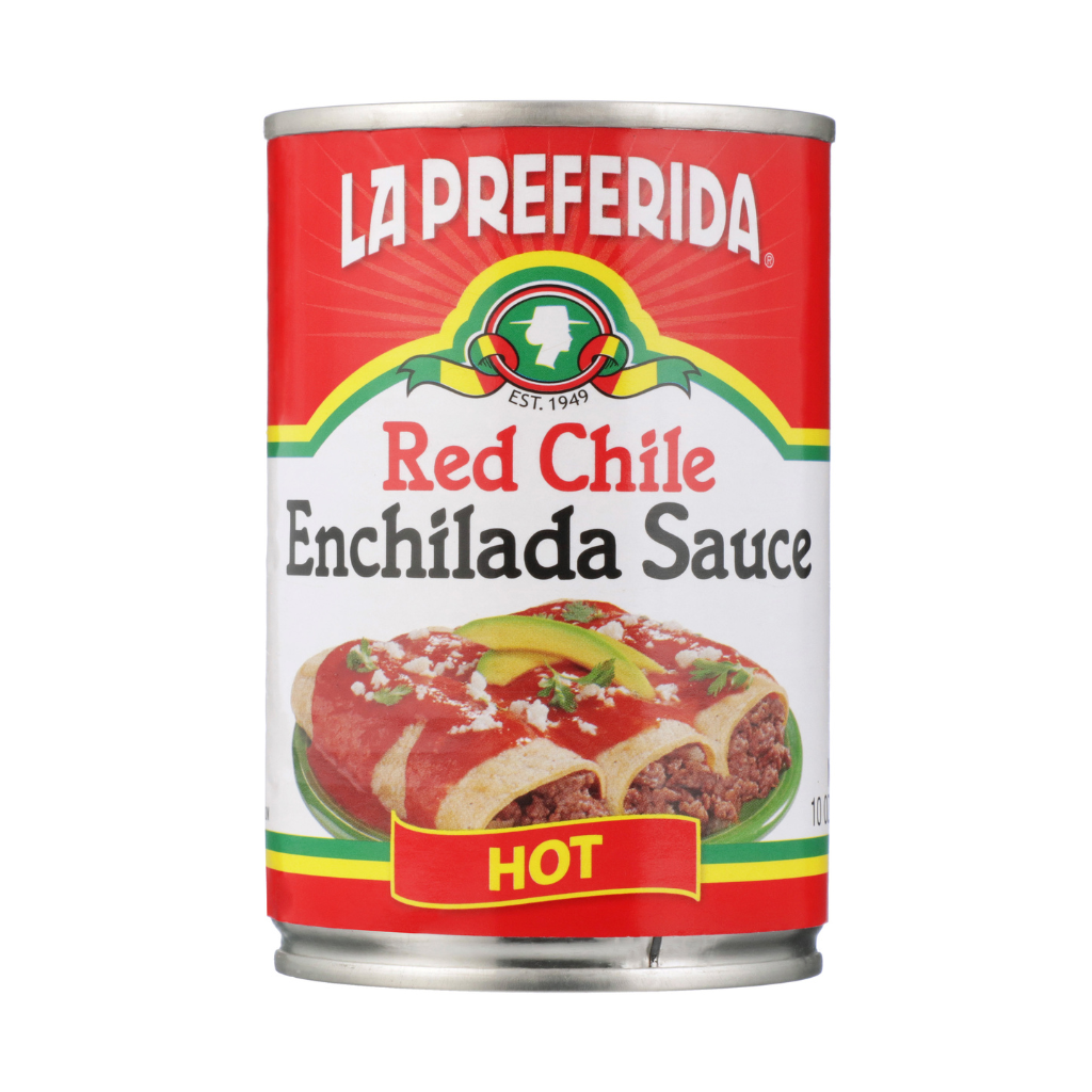 Red Enchilada Sauce, Hot Food Items La Preferida