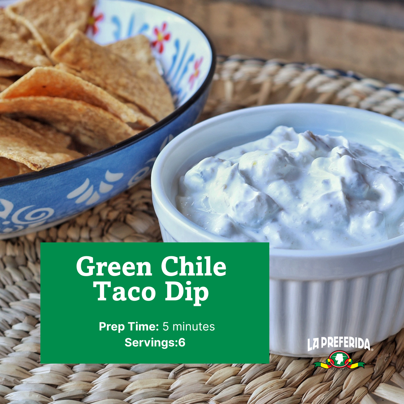 Organic Diced Green Chiles Food Items La Preferida