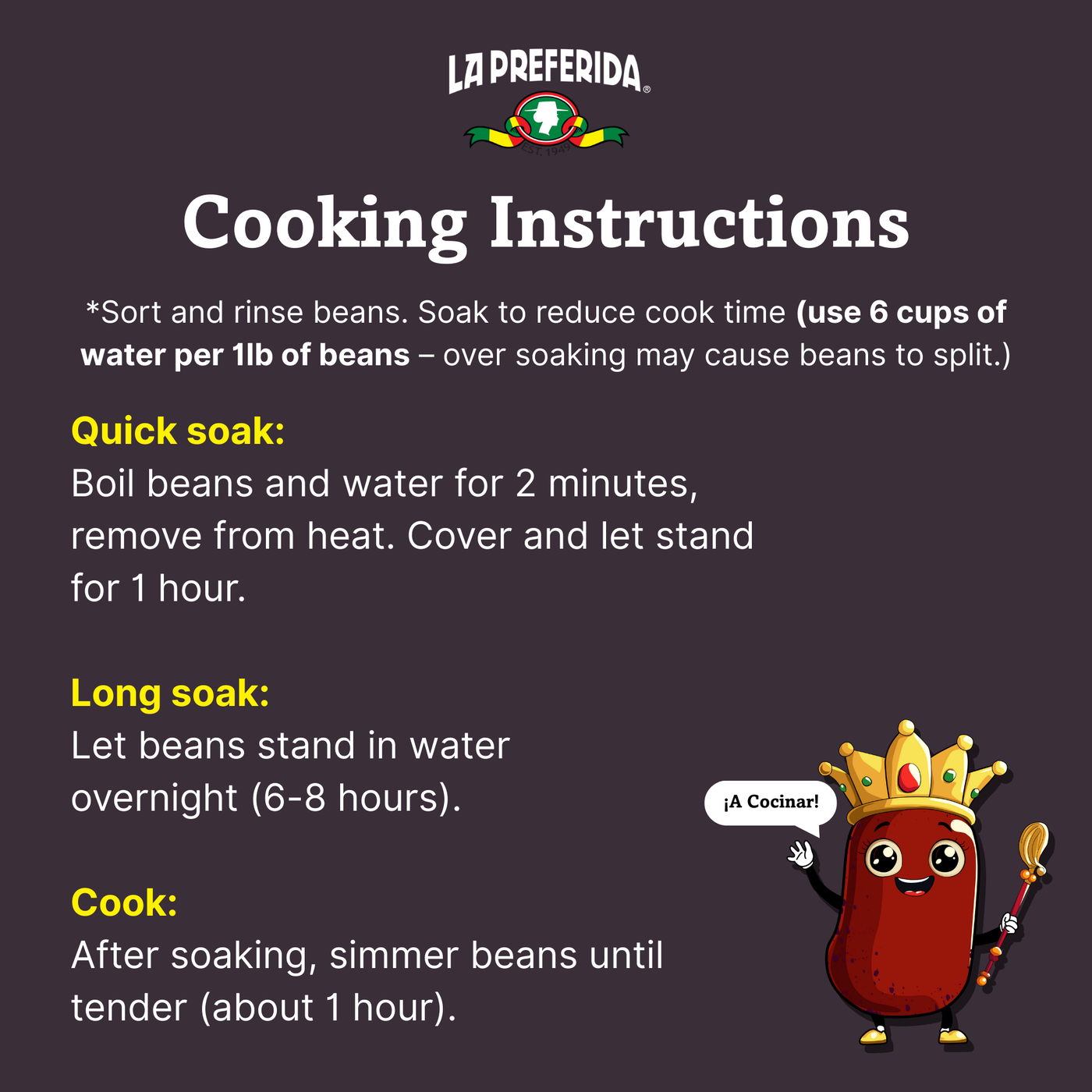 Pinto Beans – Dry, 1 LB Food Items La Preferida