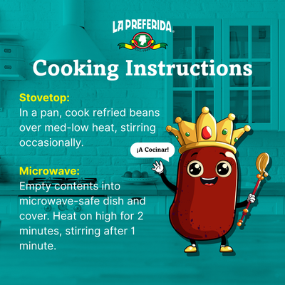 Vegetarian Refried Beans Food Items La Preferida