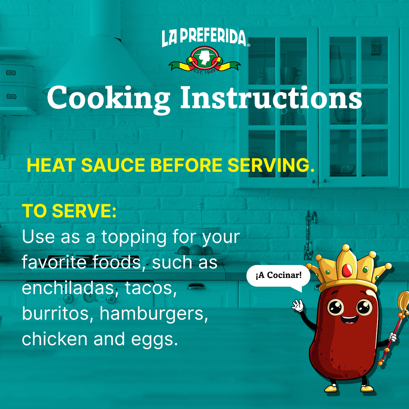 Organic Green Enchilada Sauce – Tetra Recart® Food Items La Preferida