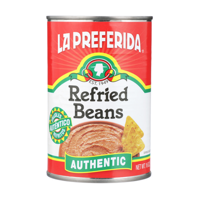 Authentic Refried Pinto Beans Food Items La Preferida