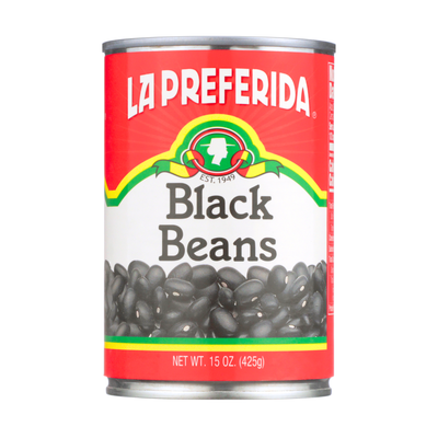 Black Beans Food Items La Preferida
