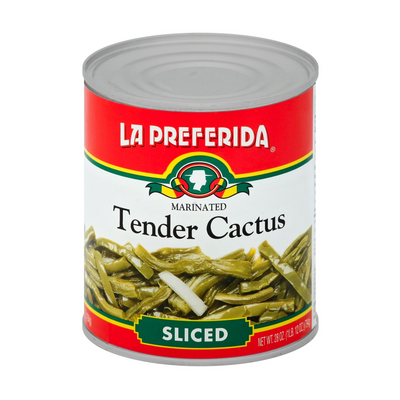 Tender Sliced Cactus, Nopalitos Food Items La Preferida