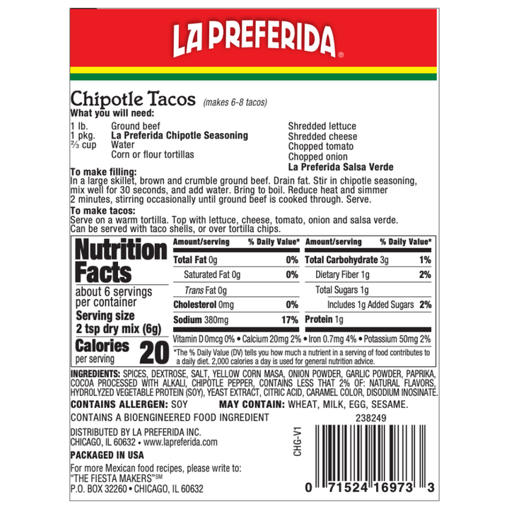 Chipotle Seasoning (Smoky Mexican Spice Blend) | La Preferida