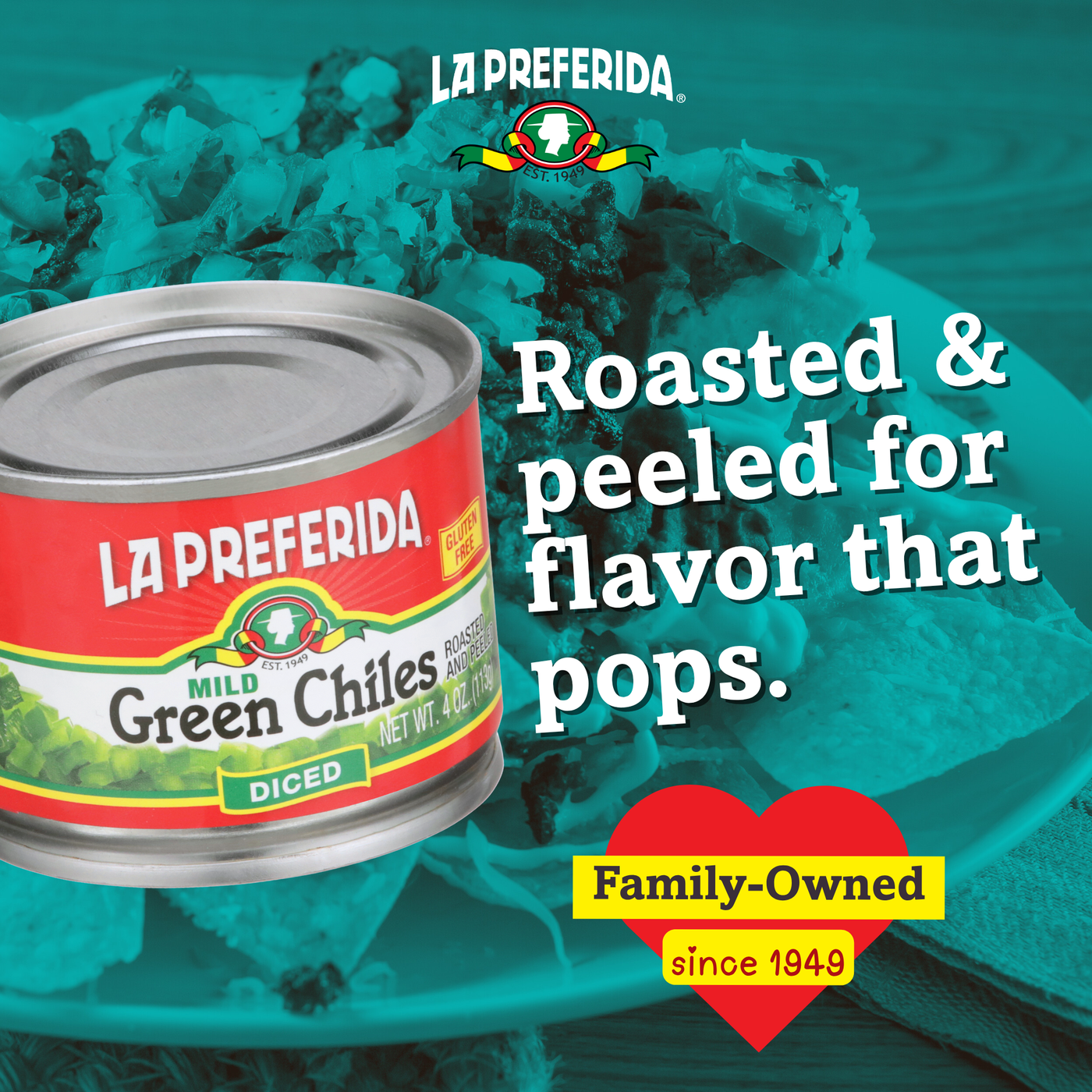 Mild Diced Green Chiles Food Items La Preferida