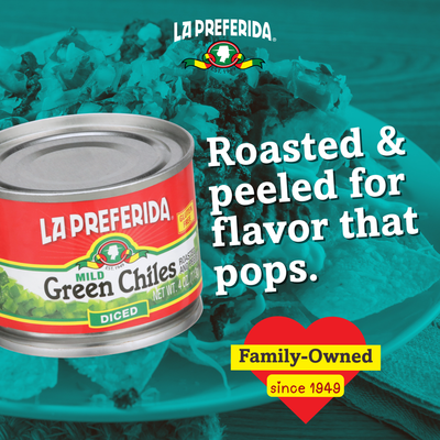 Mild Diced Green Chiles Food Items La Preferida