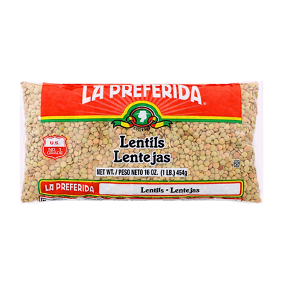 Lentils – Dry, 1 LB Food Items La Preferida
