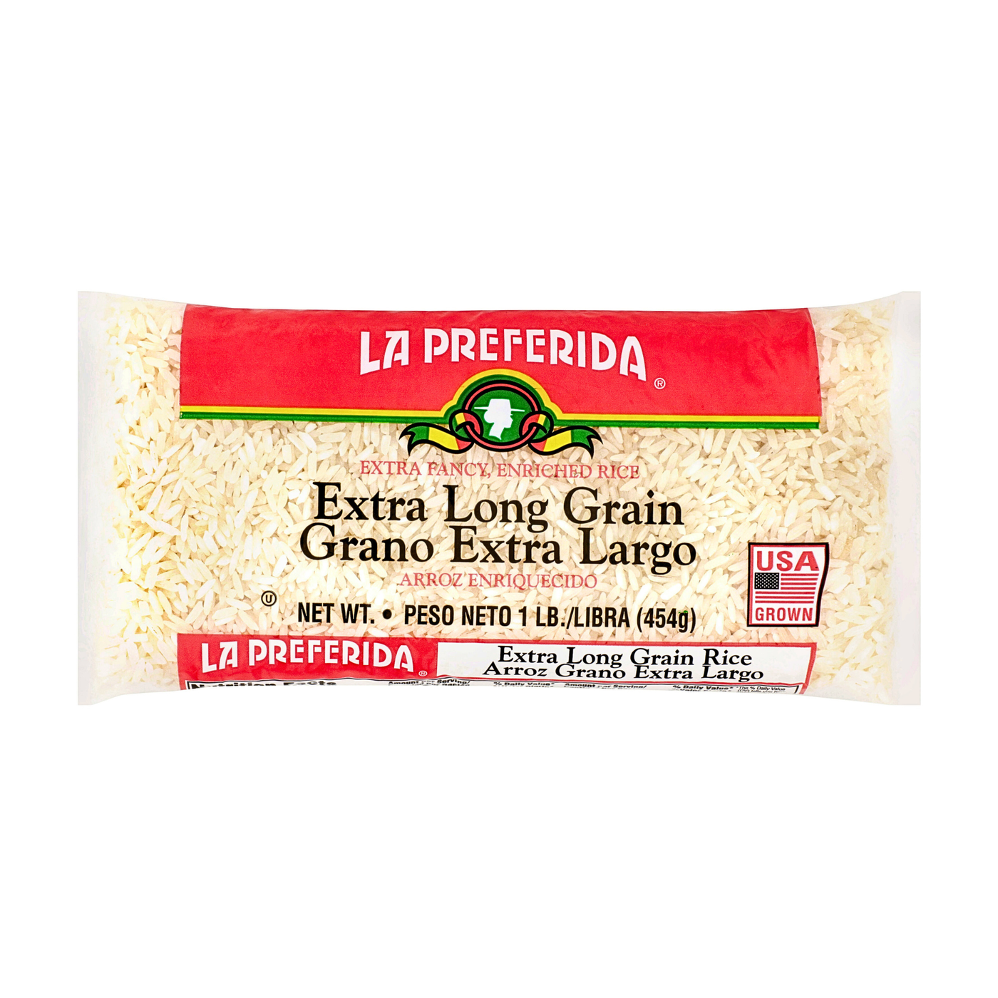 Extra Long Grain White Rice, 1 LB Food Items La Preferida