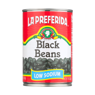 Black Beans (Low Sodium) Food Items La Preferida