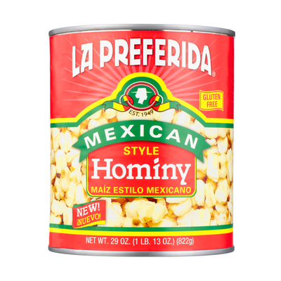 Hominy (Mexican-Style) Food Items La Preferida