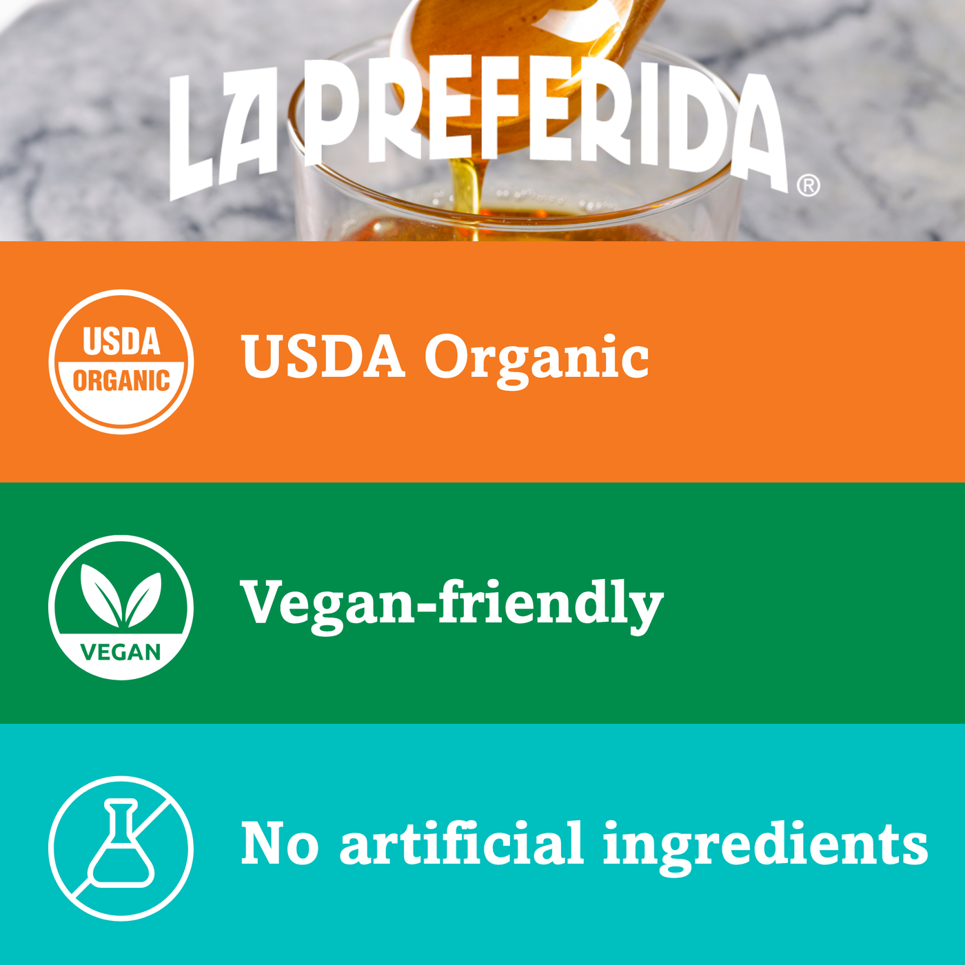 Organic Agave Nectar Food Items La Preferida