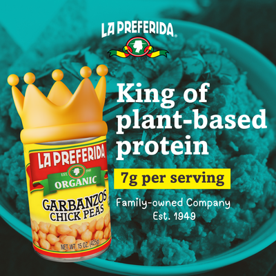 Organic Chick Peas Food Items La Preferida