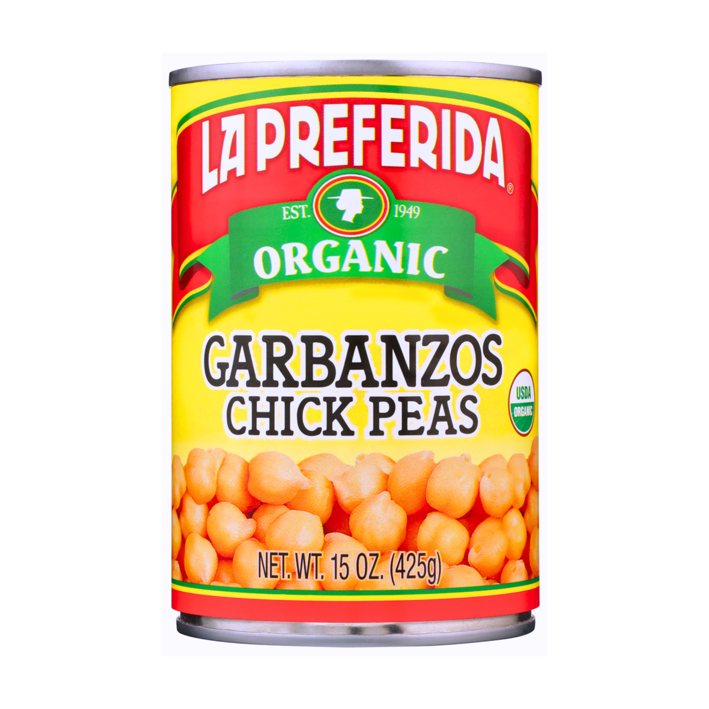Organic Chick Peas Food Items La Preferida
