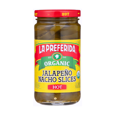 Organic Jalapeño Slices, Hot Food Items La Preferida