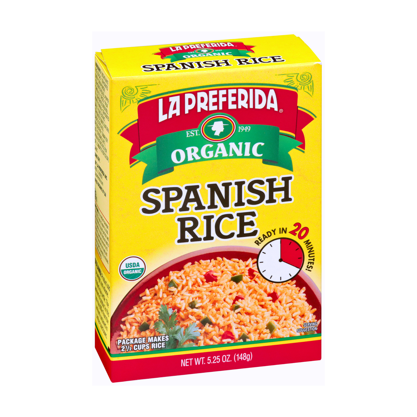 Organic Spanish Rice Food Items La Preferida