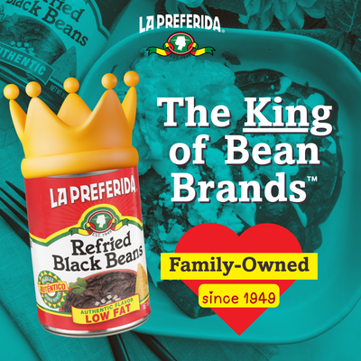 Low Fat Refried Black Beans Food Items La Preferida