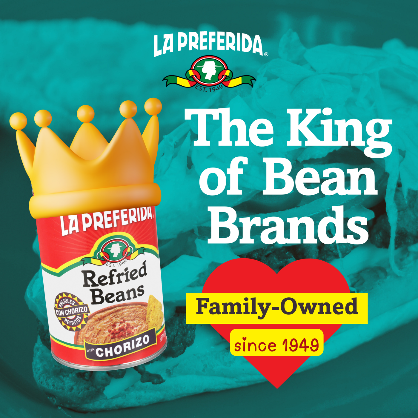 Chorizo Refried Beans Food Items La Preferida
