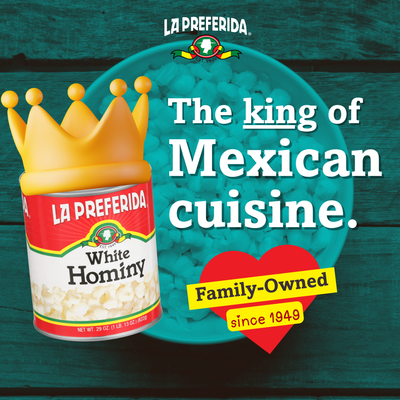 Hominy (White) Food Items La Preferida
