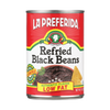 Low Fat Refried Black Beans Food Items La Preferida