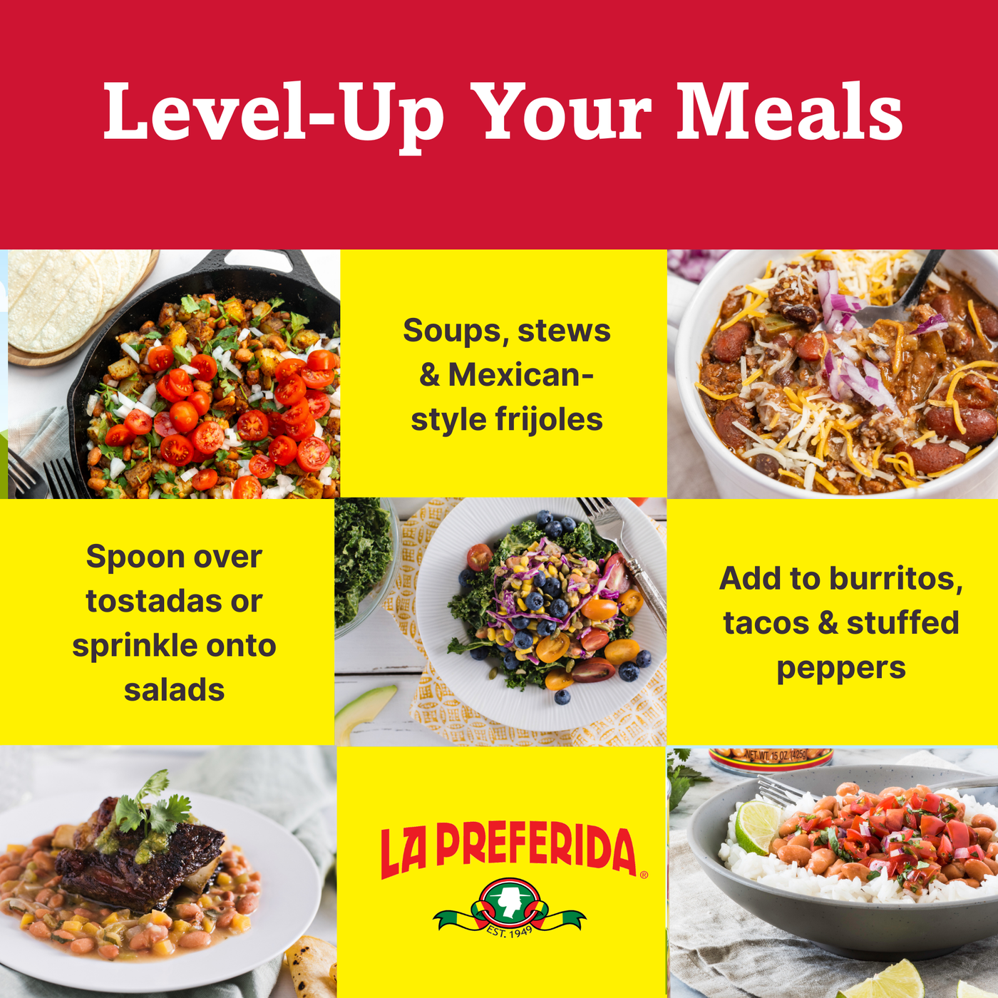 Pinto Beans (Low Sodium) Food Items La Preferida