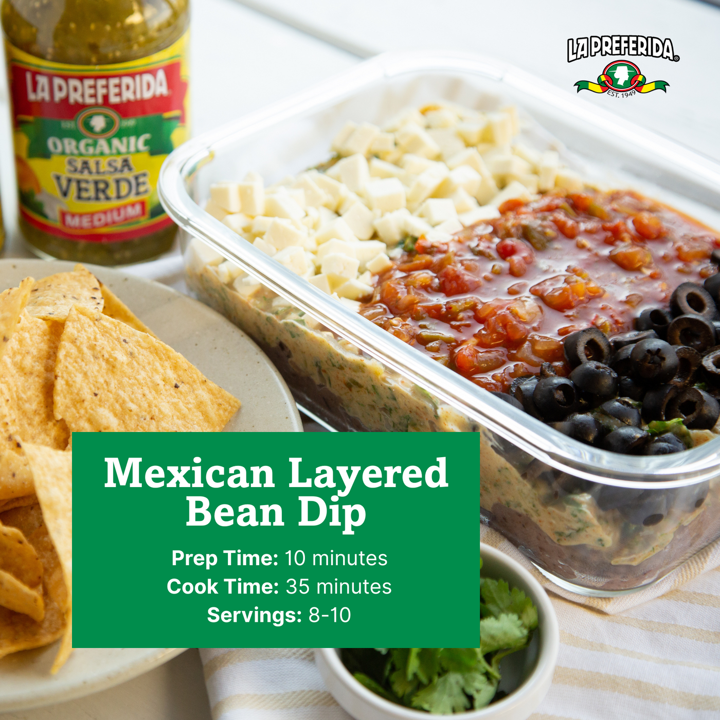Organic Refried Black Beans Food Items La Preferida