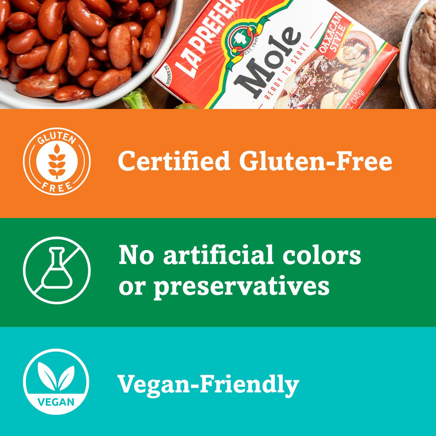 Mole Sauce | La Preferida Authentic Mexican Sauce