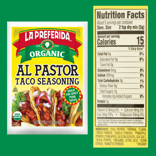 Organic Taco Night Party Kit La Preferida