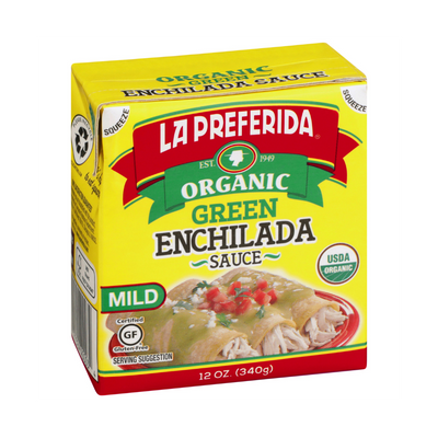 Organic Green Enchilada Sauce – Tetra Recart® Food Items La Preferida