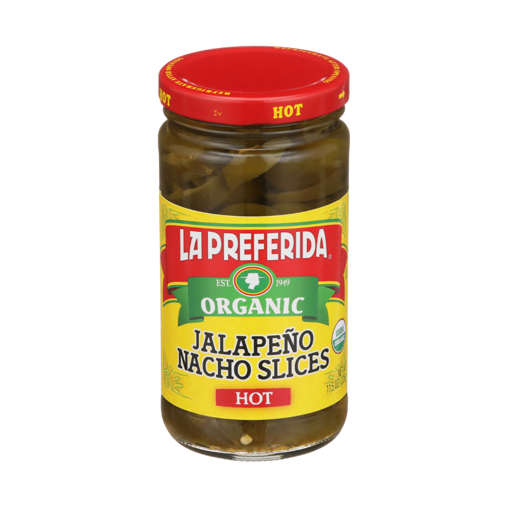 Organic Jalapeno Slices, Hot Food Items La Preferida