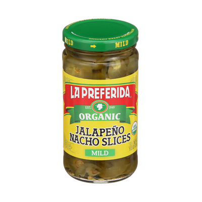 Organic Jalapeno Nacho Slices, Mild , 11.5 OZ Food Items La Preferida