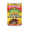 Organic Refried Black Beans Food Items La Preferida