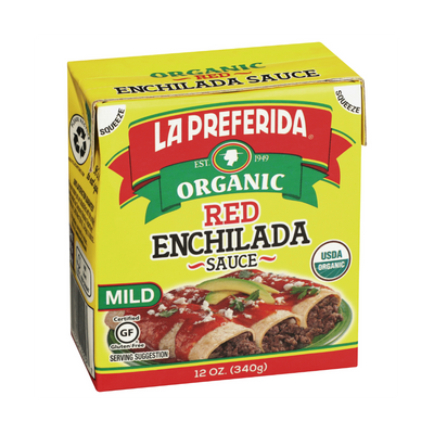 Organic Red Enchilada Sauce – Tetra Recart® Food Items La Preferida