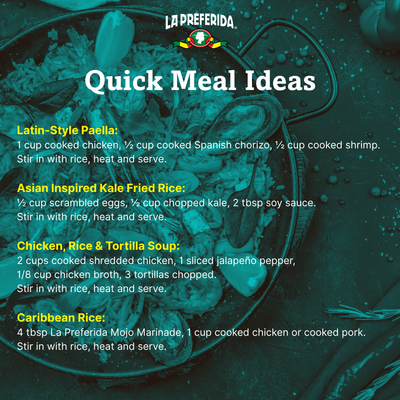 Organic Spanish Rice Food Items La Preferida