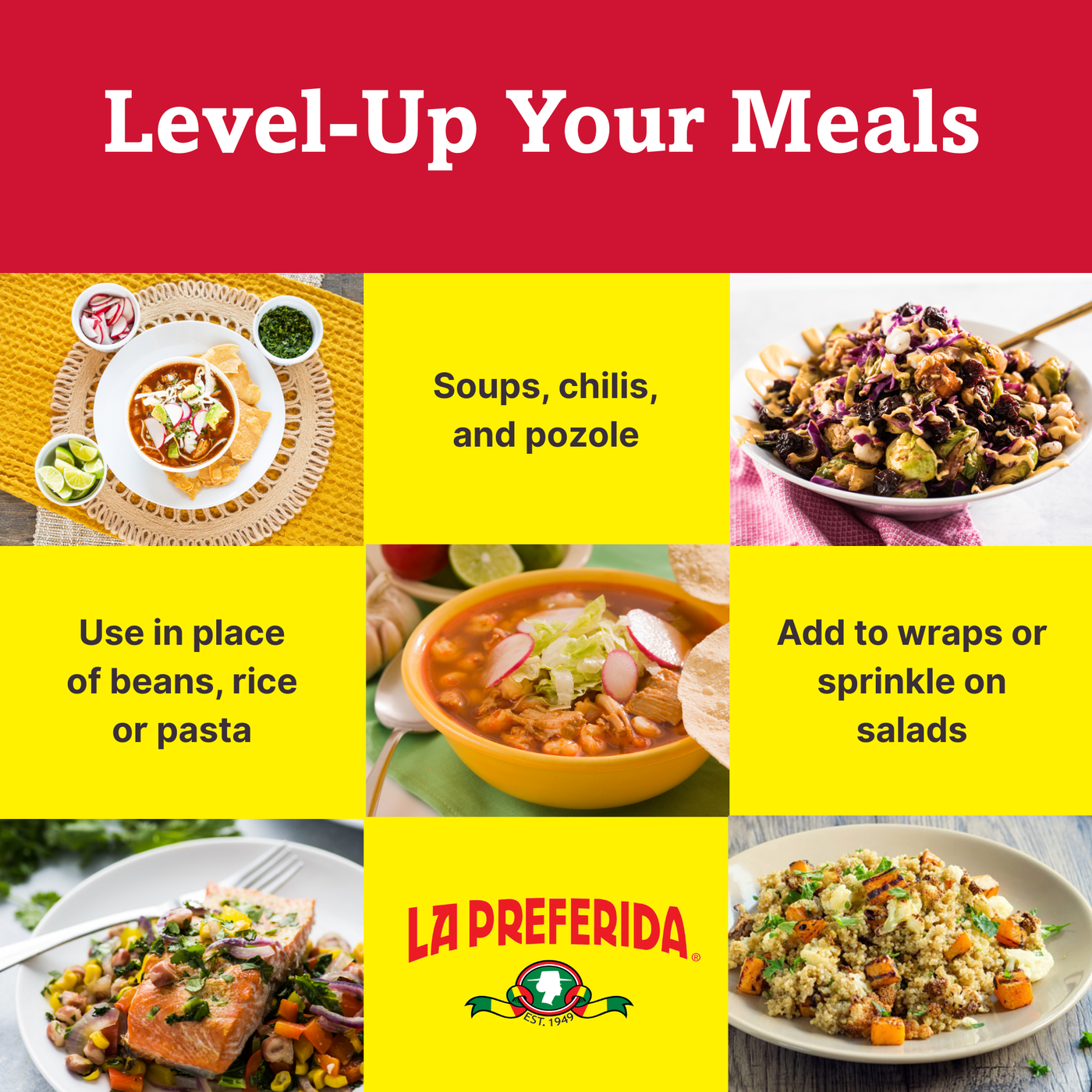 Hominy (White) Food Items La Preferida